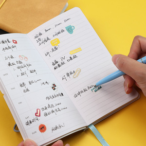 Pocket Monthly Cross-border Cash Flow Plan Week Planner Time Management College Students Schedule Notebook <strong>with</strong> <strong>String</strong> - Product Image 2