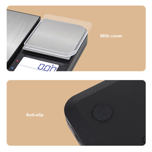 Chang Xie akıllı mutfak terazisi ayarlanabilir otomatik pil LED çift ölçekli PLATFORM gıda ölçeği - Product Image 5
