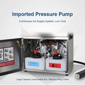Impresora plana automática de tinta CE Industrial, máquina de codificación y codificación de fecha de inyección de tinta rápida de caracteres pequeños para aplicación de PVC - Product Image 4