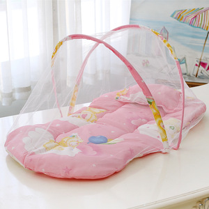 Baby produkte Faltbares Moskito netz Zelt Neugeborenes Baumwoll bettnetz Kostenlose Installation Tragbares Moskito netz für Babys