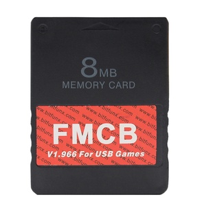PS2メモリーカードFMCB V1.966用USBゲーム用PS2コンソール用無料McBootメモリースティック