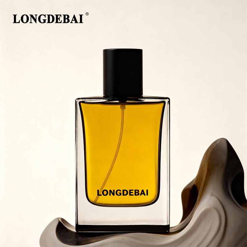 Clear glass bottle
