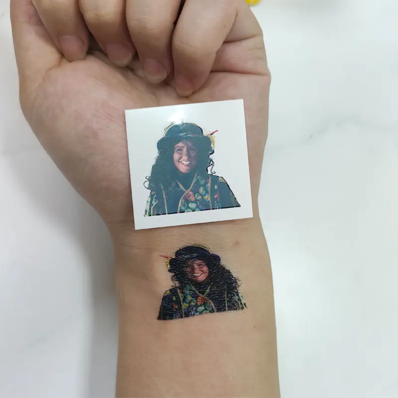 Benutzer definierte Größe Tier gesicht Tattoo für Kinder verschiedene Designs temporäre gefälschte Tätowierung wasserdicht matt