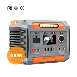 Portátil 300W Ac/Dc USB tipo C salida Mini estación de energía Camping emergencia Panel Solar y fuente de coche linterna controlador MPPT - Product Image 1