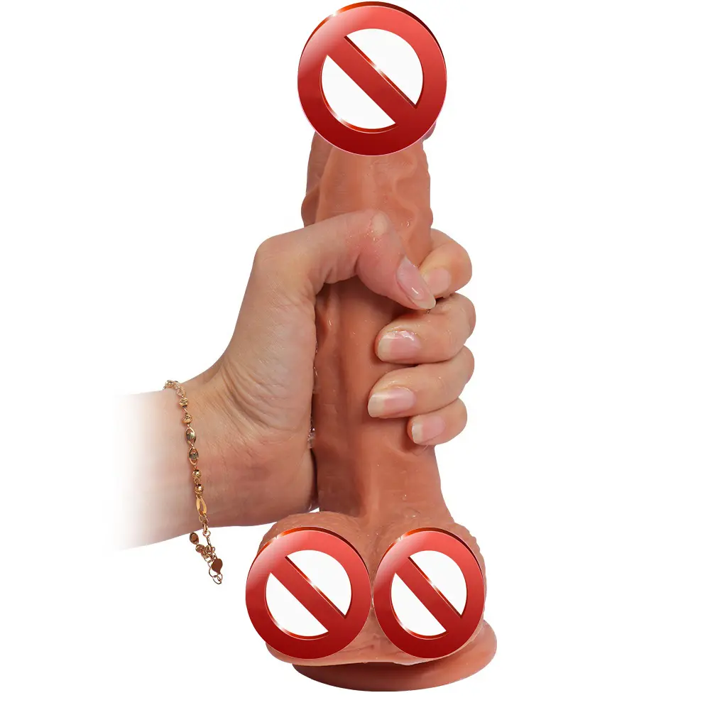 Libusex 21cm Dual Densities Silikon dildo Lebensechter Gummi Penis Erotisches Sexspielzeug für schwule Lesben Männer Frauen
