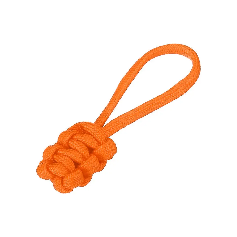 Orange Paracord Zipper Tiradores Cordón de repuesto