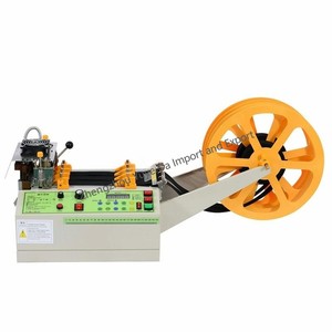 Cortadora de tela controlada por computadora de alta velocidad Cortadora de cinta automática Cortadora de correas en caliente - Product Image 4