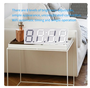 Digital Tube WLAN-Uhrmodul 0,8-Zoll automatische Uhr DIY digitale elektronische Uhr