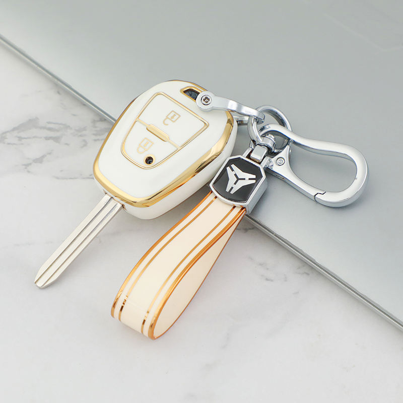White + Keychain