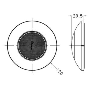 Siyah 18W 1440LM 45 ° yüzey montaj IP67 dayanıklı polikarbonat Lens 6000k renk sıcaklığı sel ışın LED iç aydınlatma - Product Image 6