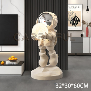 Kapalı Modern sanat zemin lambaları staute astronot ışıkları süsler uzay adam ev dekorasyon yaratıcı dekoratif ışıklar heykel