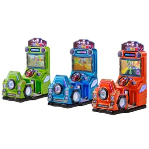 カーレースゲームマシンキッドコイン式カーレースコンペートスピードシミュレーターゲーム機 - Product Image 4
