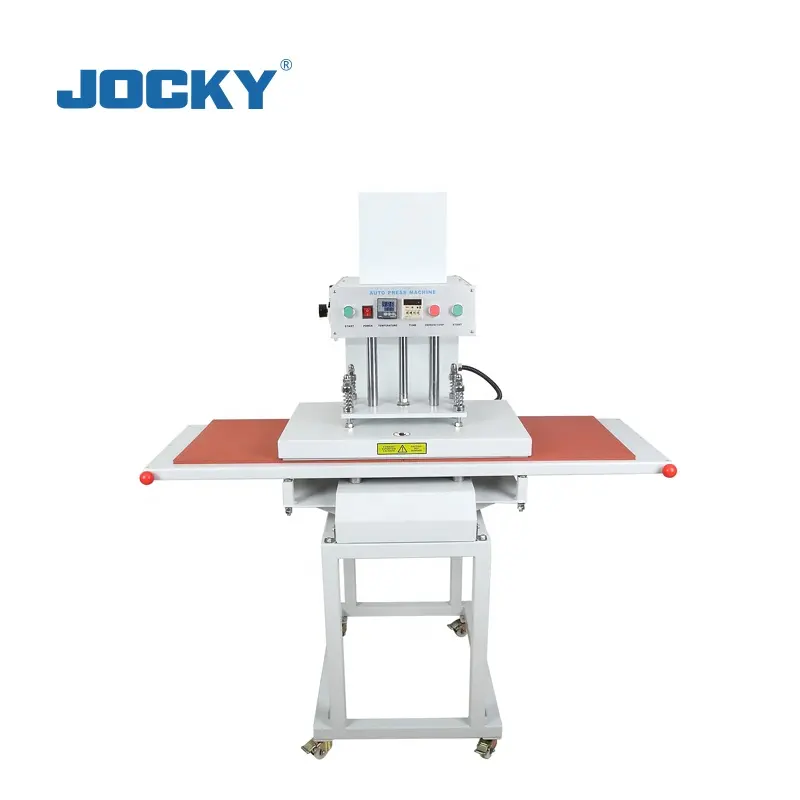 JK-P4060T Pneumatiuc heat transfer printing press machine 40x60 t-shirts with moveable station