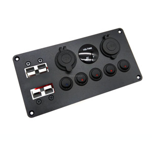 5-Wege-Schalttafel mit 50A-Steckern Zubehör Steckdose und Dual-USB