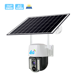 V380专业太阳能摄像机单镜头VCS3-G支持4g sim卡报警系统IP66防水安全摄像机