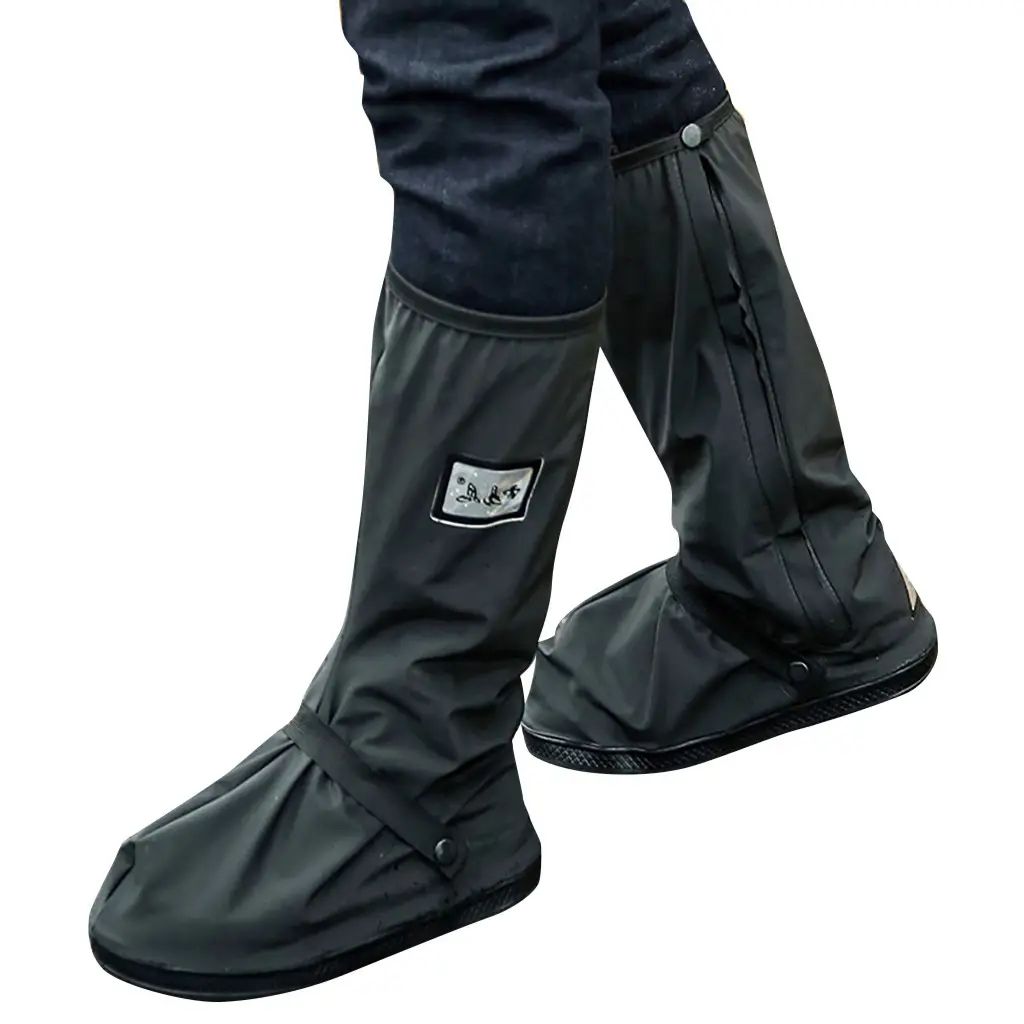 مصنع OEM بالجملة في الهواء الطلق طوي مكافحة زلة مقاوم للماء المطر الثلوج الجرم بولي كلوريد الفينيل سيليكون واقية أغطية الحذاء