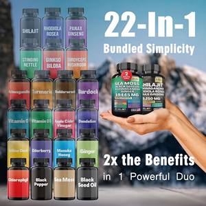 Fabriek Zeemos Shilajit Zwarte Zaadolie Ashwagandha Gember Kurkuma Rhodiola Rosea Panax Ginseng Kruidensupplement 60 Capsules - Product Image 3