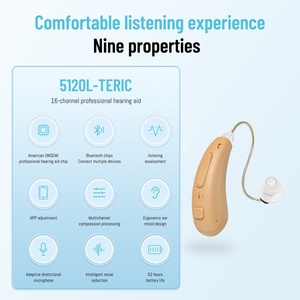 Умное управление приложением RIC BTE, перезаряжаемые слуховые аппараты, Bluetooth, Цифровые слуховые аппараты для пожилых людей, слуховые аппараты - Product Image 2