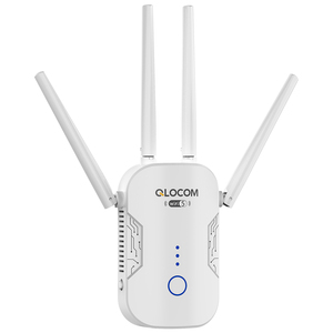 QLOCOM 1200Mbps WiFi Repeater Dual แบนด์สัญญาณ Wifi Extender Booster 4 เสาอากาศ Wifi Repeater 2G 5Gไร้สายช่วง Extender - Product Image 2