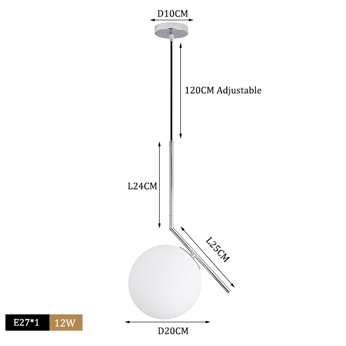 D en laiton 15cm balle