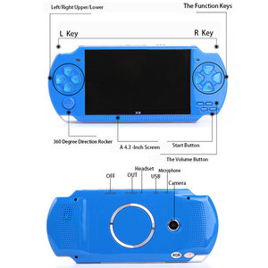 เกมคอนโซลเกมคอนโซลNostalgic 4.3นิ้วHDหน้าจอขนาดใหญ่8G Rocker X7เกมคลาสสิกRetro Mini Handheld MP5วิดีโอเกม - Product Image 4