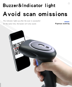 Escáner de código de barras inalámbrico con interfaz Usb de alta calidad, lector de código de barras láser CMOS, código QR, pistola de escáner de código de barras Universal de mano - Product Image 4