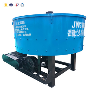 可靠的500L容量盘式搅拌机，用于混凝土砌块生产，带有发动机和电机核心部件 - Product Image 2