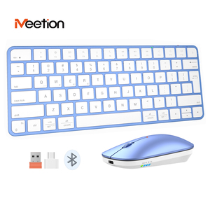Meetion C210 2,4G portátil Delgado recargable BT inalámbrico combo de ratón y teclado y ratón inalámbrico para Tablet PC - Product Image 3