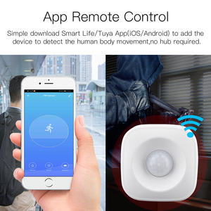 Smart WiFi <strong>PIR</strong> <strong>Motion</strong> <strong>Sensor</strong> Human Body <strong>Sensor</strong> Detector Smart Life Tuya App Control Smart Home Alarm System - Product Image 5