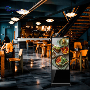 INGSCREEN 32 Inch Indoor Floor Stand Android Video Player <strong>LCD</strong> Advertising Screen Kiosk Interactive Digital Signage and <strong>Display</strong> - Product Image 4