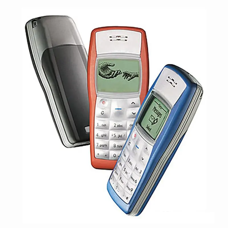 Teléfono Móvil desbloqueado, 2G, GSM, Simple, tipo antiguo, 1100, buena calidad, 1100