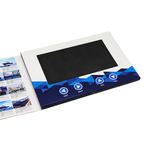 A4 Softcover подарочная карта с 7-дюймовым ЖК-модулем 2,4 "4,3" 5 "7" 10 "TFT видеомодули пустая видео брошюра - Product Image 4