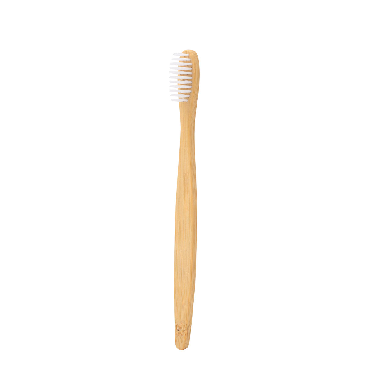 Brosse à dents adulte en bambou (blanche)