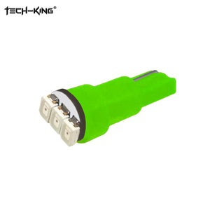 ไฟ DC12V T5หน้ารถ1210 3SMD แผงหน้าปัดไฟ LED แสดงสถานะ3LED ไฟอ่านหนังสือไฟตกแต่งรถยนต์มี7สี - Product Image 2