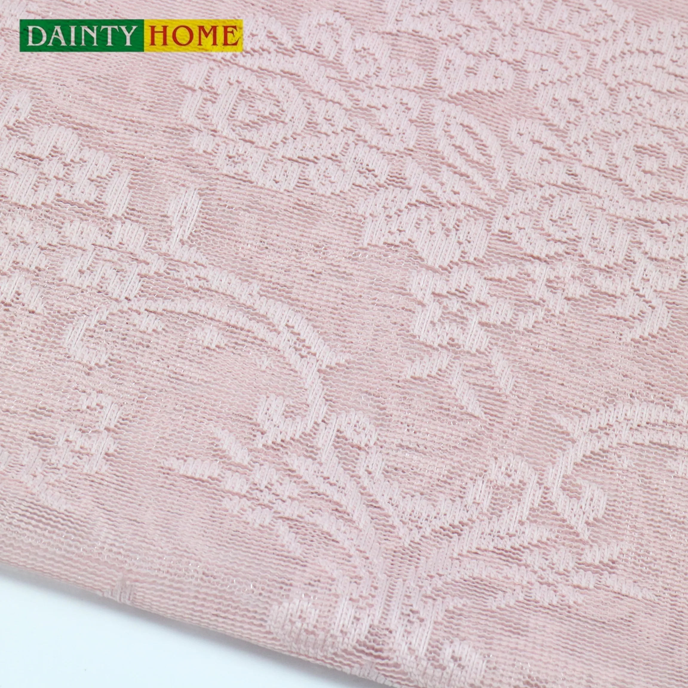 Hilos de cortina bordados de flores con Base rosa, cortina de ojal hecha para dormitorio