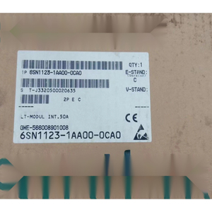 Módulo de accionamiento CNC 6SN1162-0BA02-0AA2 6SN1123-1AA00-0CA0 6SN1145-1BA01-0BA0 Controlador de eje para unidad de servoaccionamiento de automatización