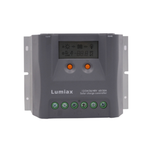 Lumiax 12v 24V 60A ЖК-дисплей интеллектуальная солнечная панель PWM солнечное зарядное устройство контроллер - Product Image 1