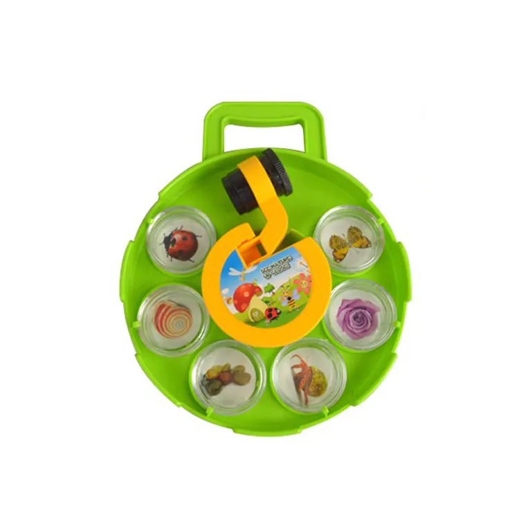 Kids Insect Magnifying Glass Insect Viewer Observation Box Field Microscope Toys