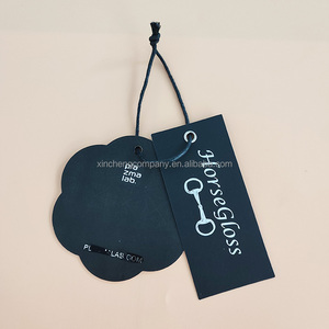 <strong>Custom</strong> Own Design Brand Name Logo <strong>Printing</strong> Paper Clothing Garment Jewelry Hang <strong>Tags</strong> With <strong>String</strong> - Product Image 5