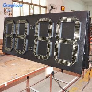 Di controllo remoto esterno 7 segmenti digitale del prezzo del gas numero di display a Led dello schermo cartello