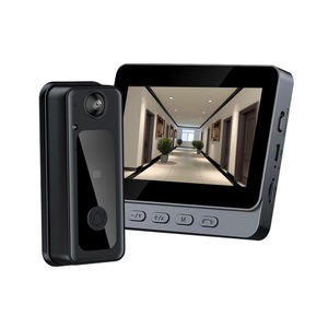 2.4G Wireless Smart Video ad alta definizione di monitoraggio 4.3 pollici IPS interfono bidirezionale campanello per Villa Home Office - Product Image 1