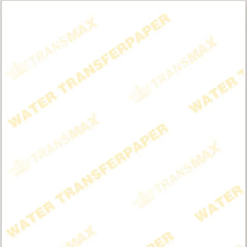 100 시트 Transmax A4 레이저 물 전송 종이 빛 열 열 프레스 인쇄 물 전송 종이