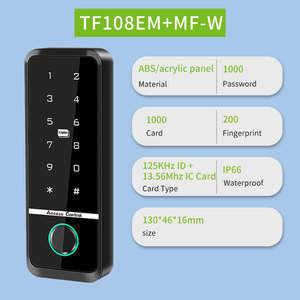 Control de acceso control de seguridad Tuya WIFI máquina de control de acceso remoto pantalla táctil huella digital impermeable lector de tarjetas RFID - Product Image 6