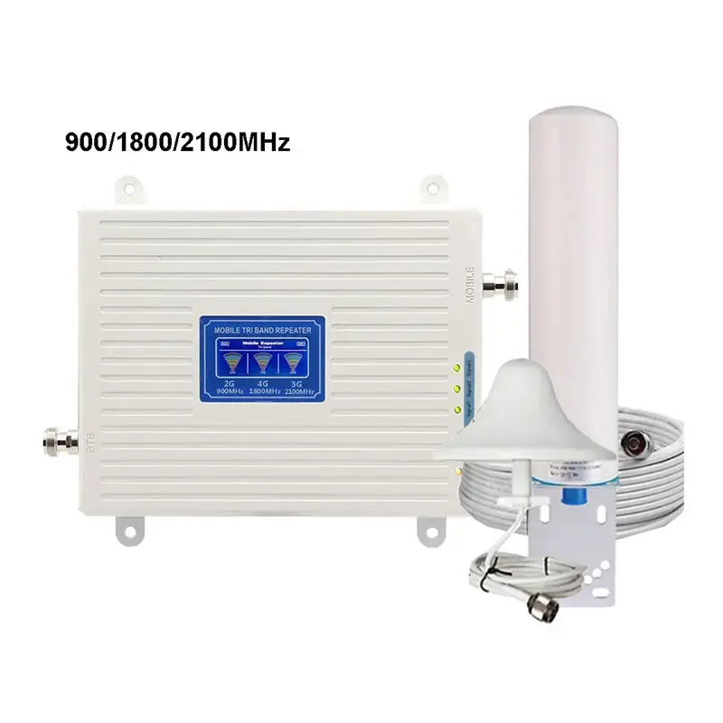 Cell Phone r GSM 3G 4G LTE -900/1800/2100Mhz Mobile Phone Signal Booster