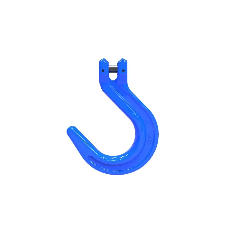 Shenli rigging g100 forged alloy steel large opening clevis hook for lifting chains