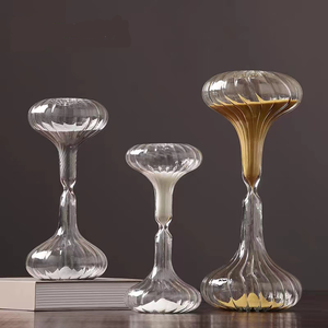 Hot Bán Kính Đầy Màu Sắc Cát Hẹn Giờ Quả Tạ Hình Dạng Sọc Đồng Cát 5 15 30 Phút Máy Tính Để Bàn Trang Trí - Product Image 3