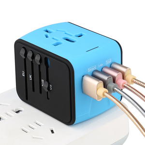 Adaptador de enchufe de viaje Universal multifunción, enchufes estándar EU, UK, US, AUS, enchufe de conversión eléctrica para viaje de negocios - Product Image 3