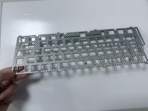 Nuevo producto Cubierta de teclado de fibra de carbono de color personalizado Teclado de fibra de carbono negro, teclado de fibra de carbono plateado - Product Image 5