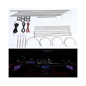 หลอดไฟ LED RGB สร้างบรรยากาศแบบ256ไฟภายในรถบรรทุกควบคุมด้วยแอพหลอดไฟ LED