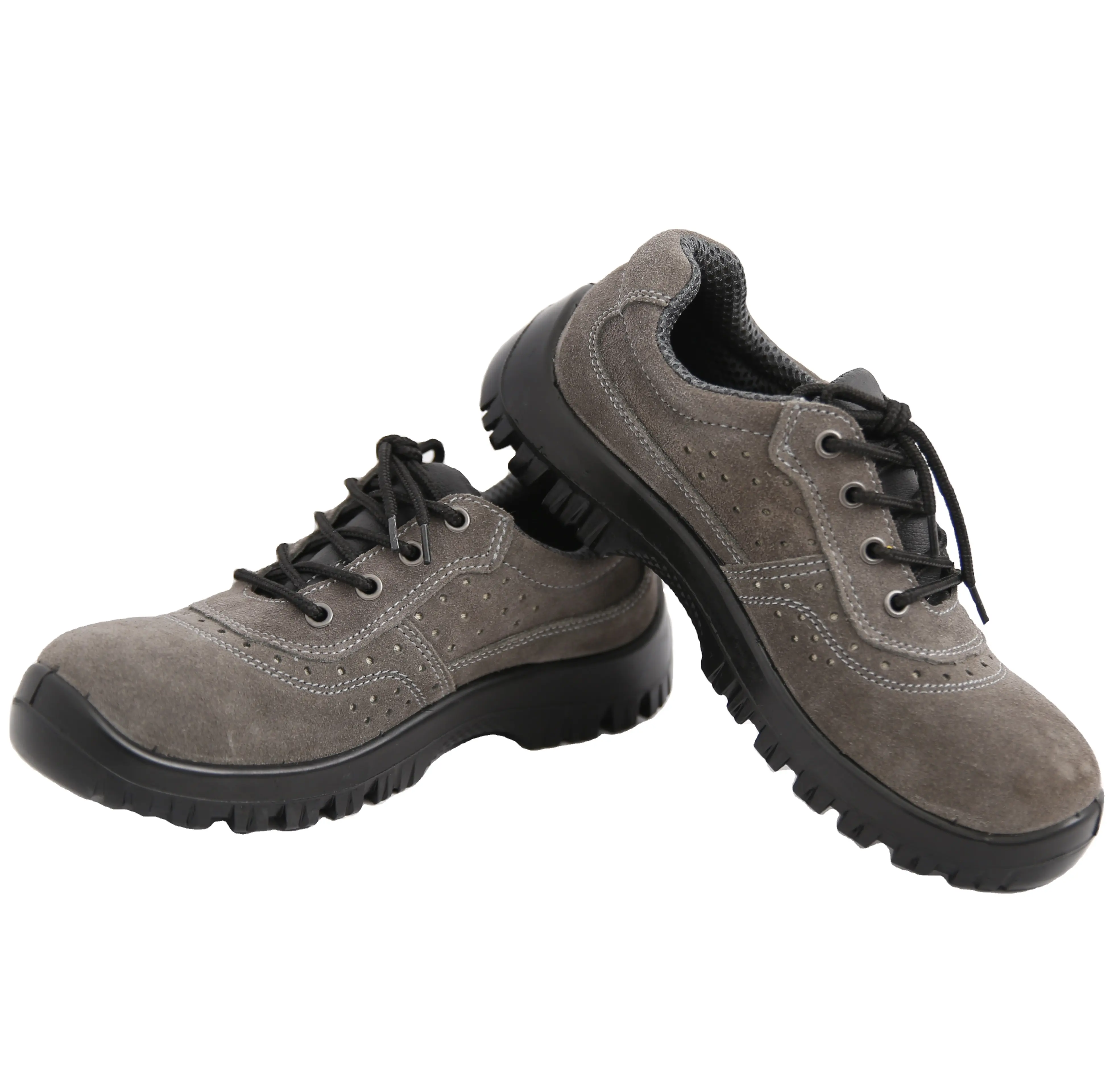 Zapatos de seguridad 산업 ESD 전기 절연 s 강철 발가락 암소 가죽 건설 정전기 방지 안전 신발